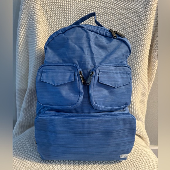 lug Handbags - LUG Puddle Jumper Packable backpack- Brushed Marina